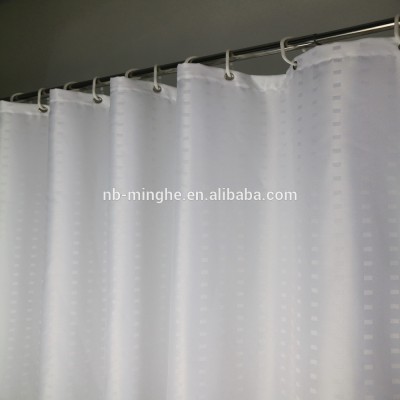 Stocked Feature and Polyester Material Shower Curtains