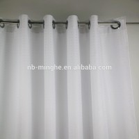 Stocked Feature and Polyester Material Hookless Shower Curtain