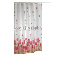 %100 POLYESTER SHOWER CURTAIN