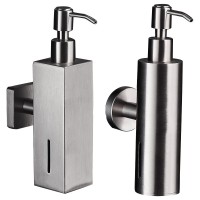 High quality visible window wall mounted hotel soap dispenser 200ML refillable soap bottle